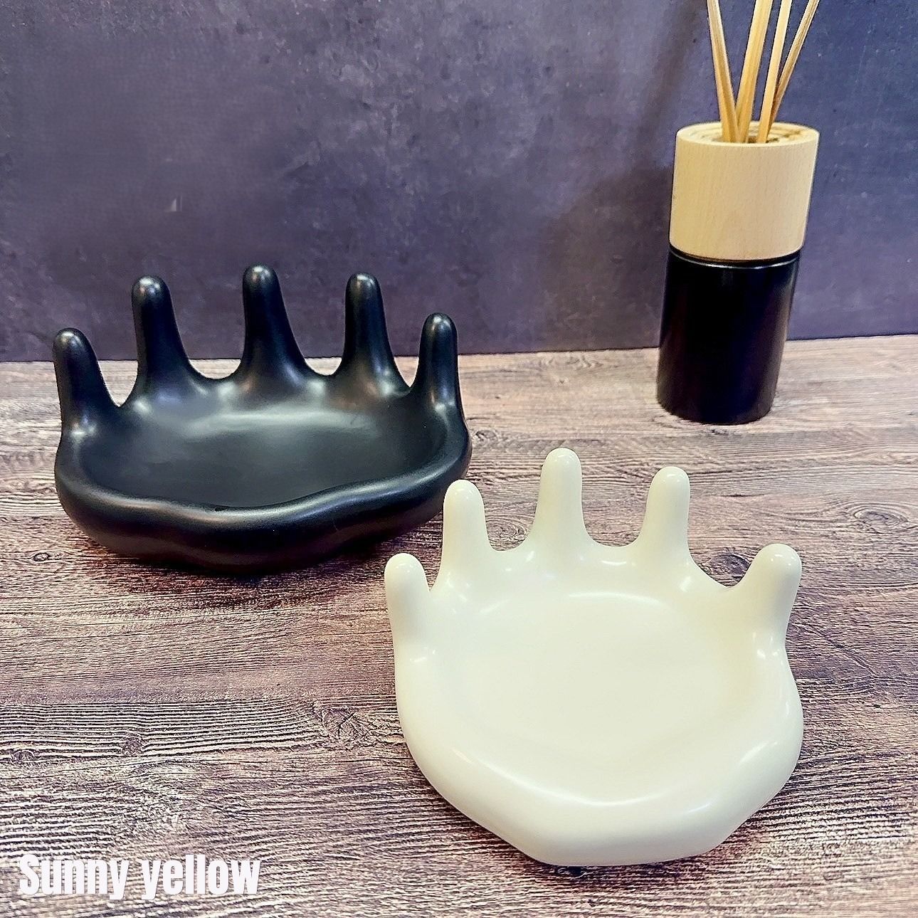 ハンドモチーフ トレー 2点セット インテリアトレー アクセサリー