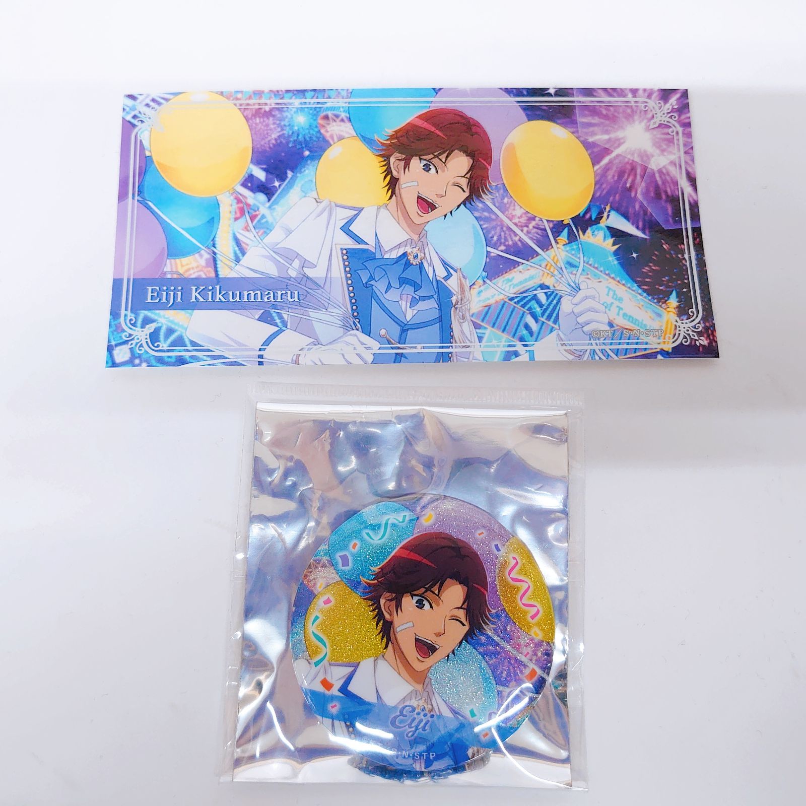 新テニスの王子様 Rising Beat 菊丸英二 テニラビ 缶バッジ ステッカー