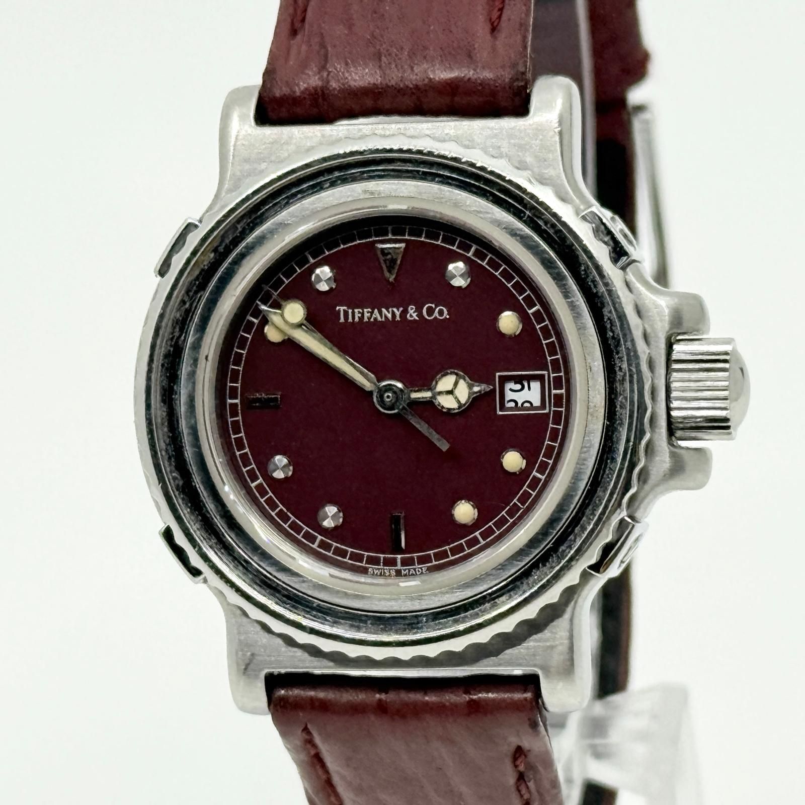 TIFFANY&Co. ティファニー ダイバーズウォッチ L0710-29-430 レッド QZ