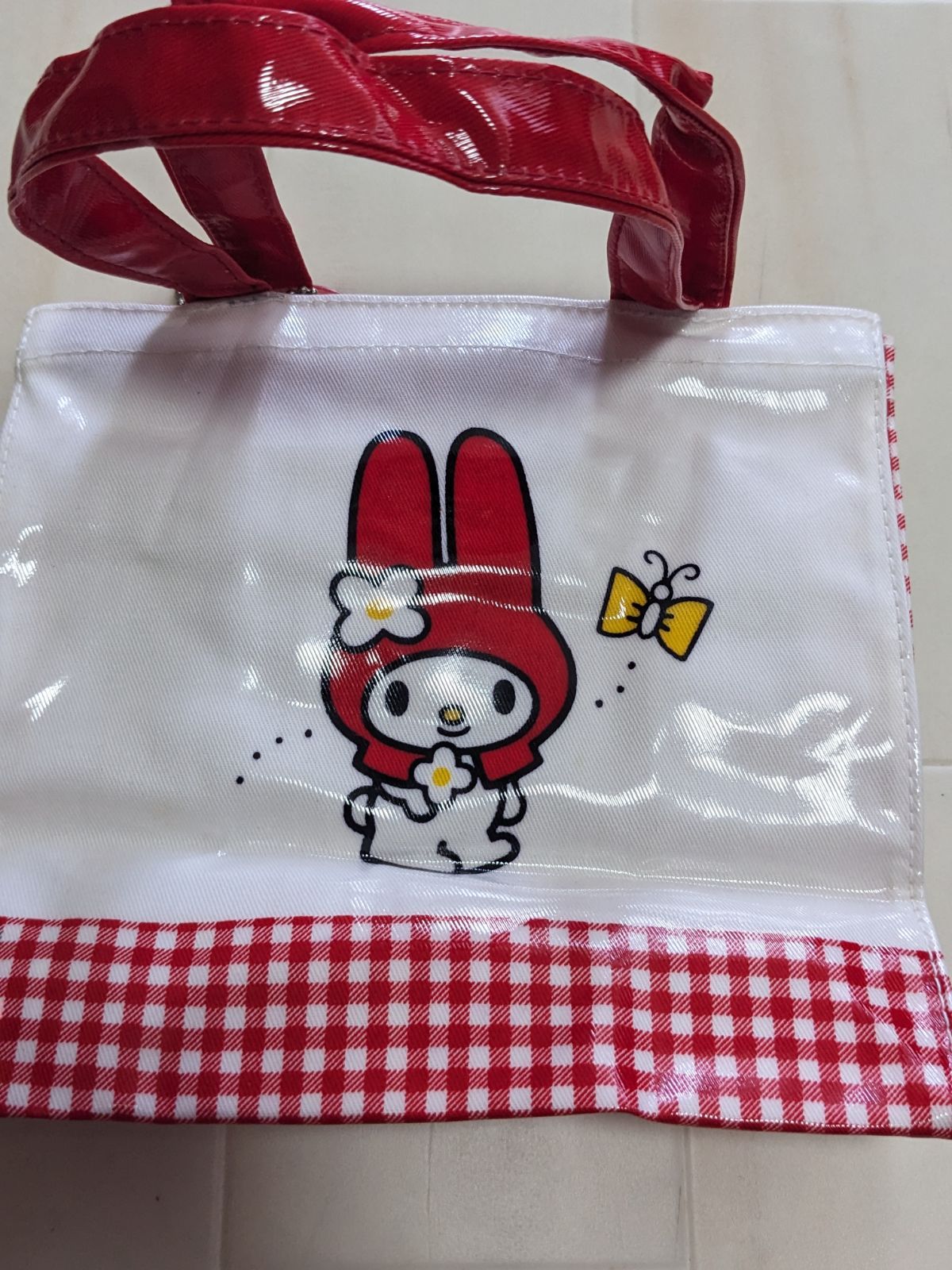 希少サンリオ1997年製マイメロディタグありミニトートバッグ - メルカリ