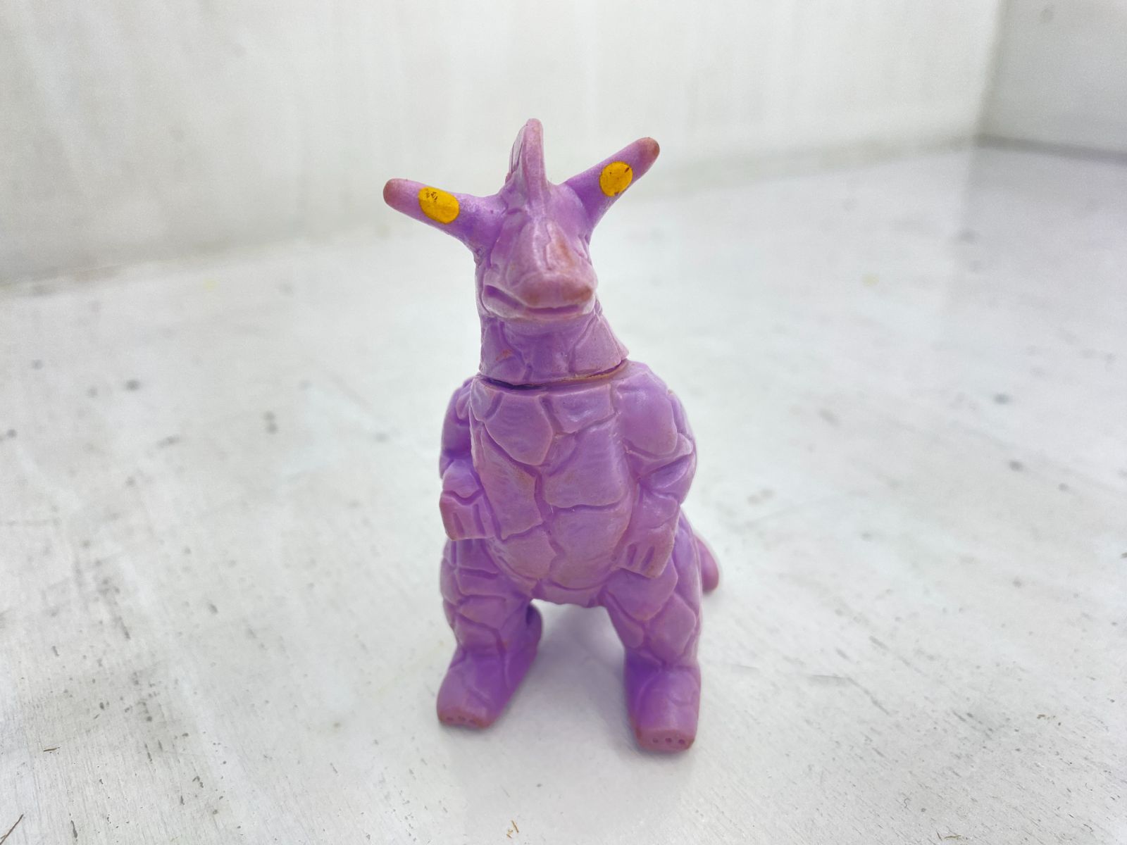 盛岡44-0018] 昭和レトロ パチ怪獣 エレキング風 ソフビ 【中古/60