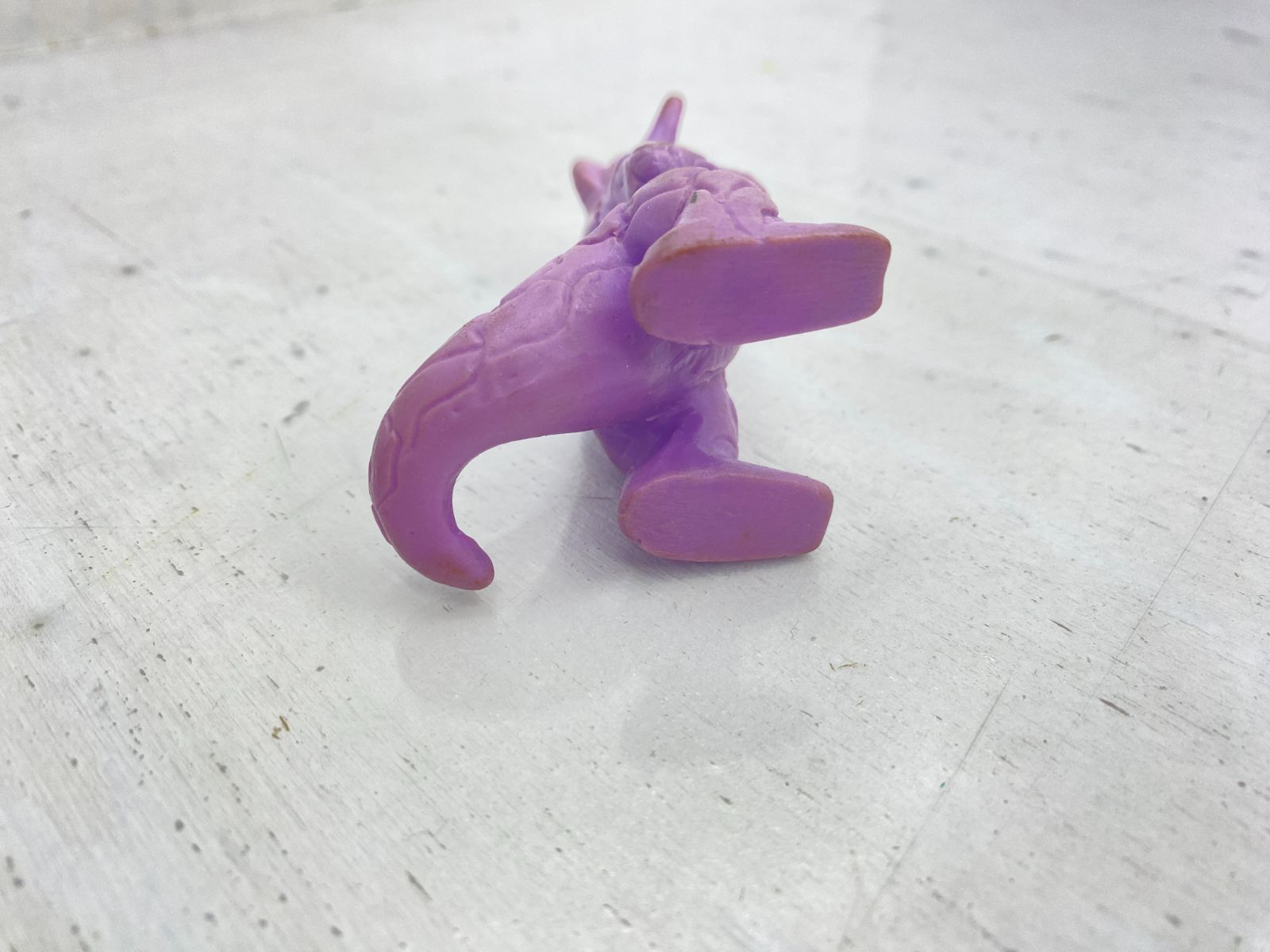 盛岡44-0018] 昭和レトロ パチ怪獣 エレキング風 ソフビ 【中古/60