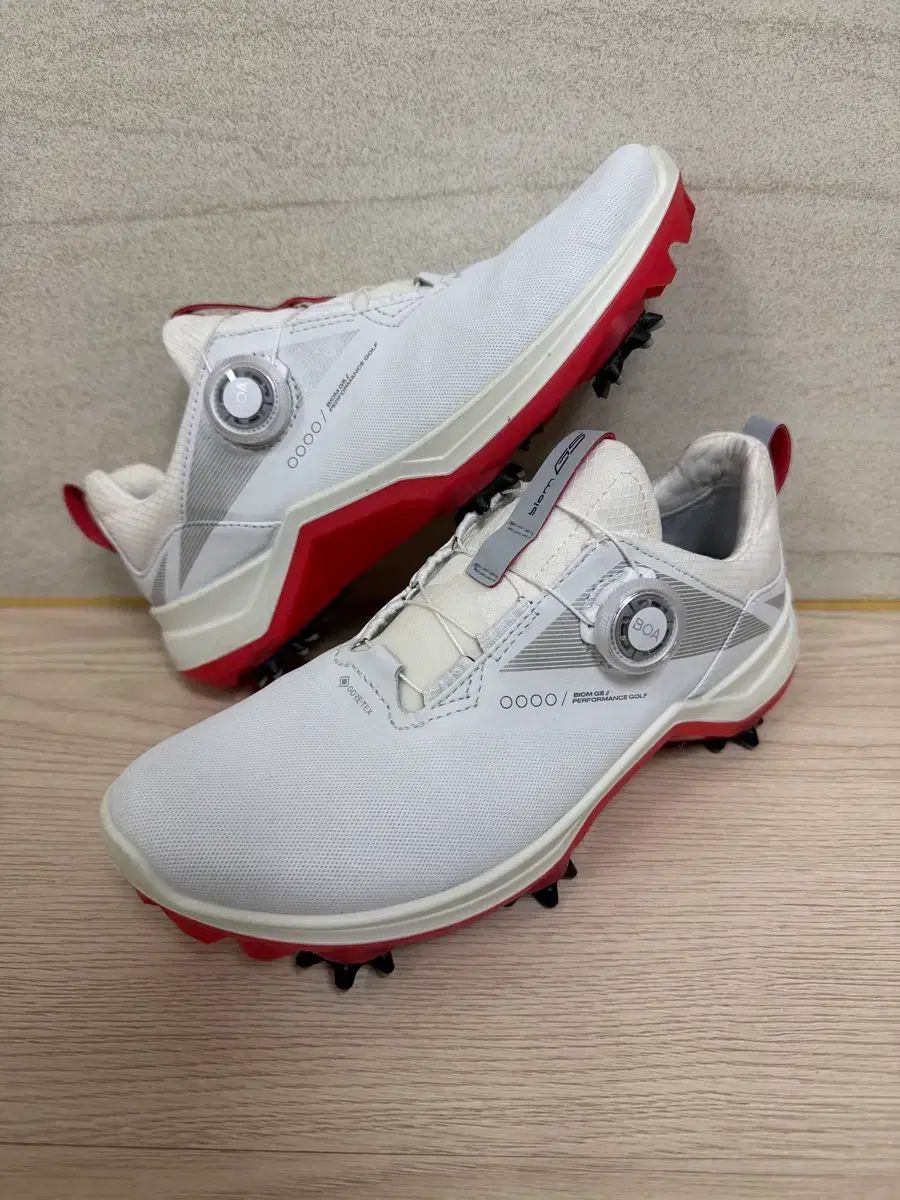 ECCO BOA ゴルフシューズ ホワイト ほぼ新品 エコー バイオムツアー