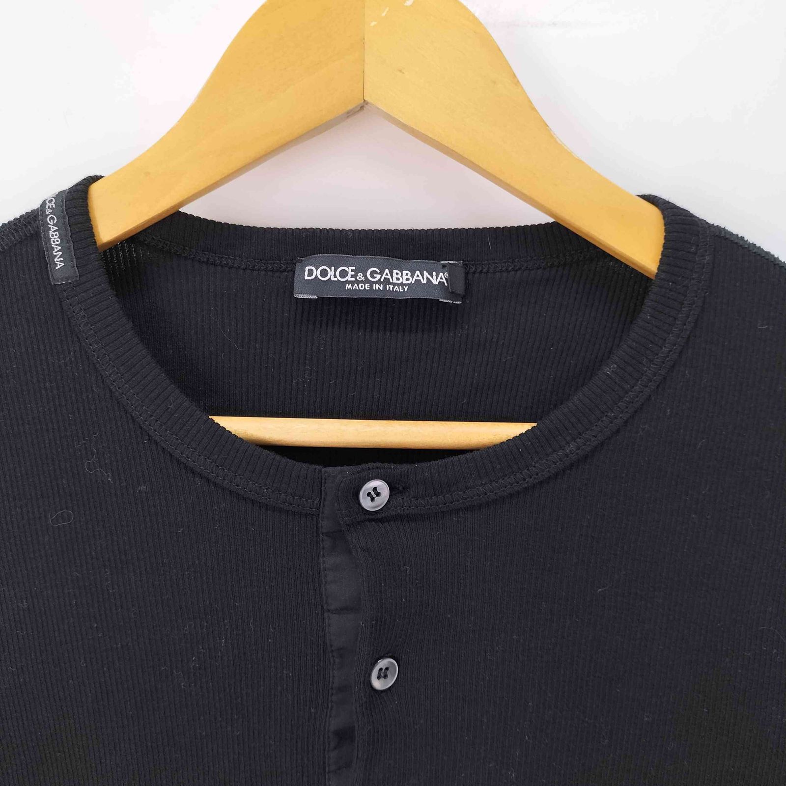 ドルチェアンドガッバーナ DOLCE&GABBANA ヘンリーネック リブ 
