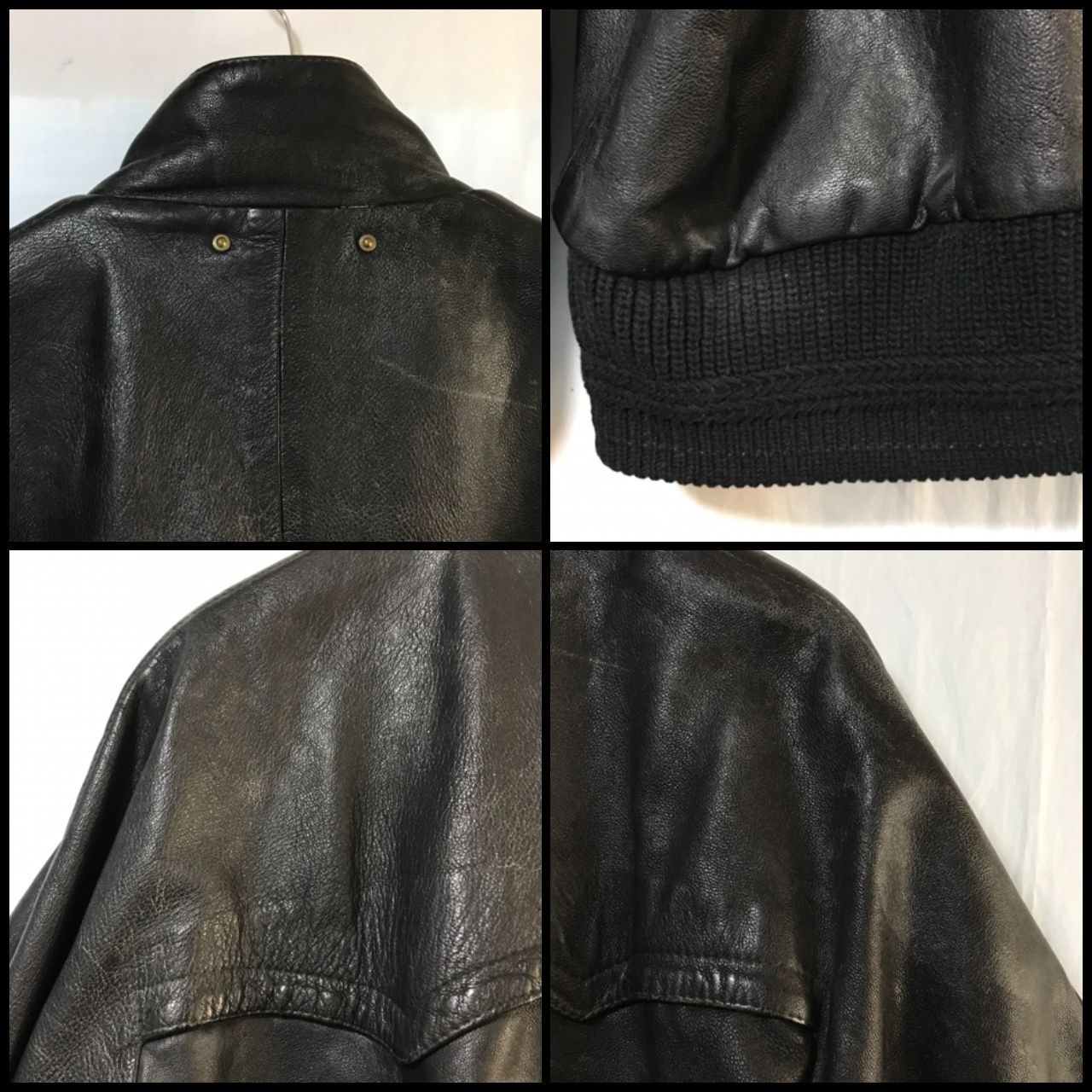 城東75-032] C.P. Company レザージャケット サイズ46 710783 C-OS