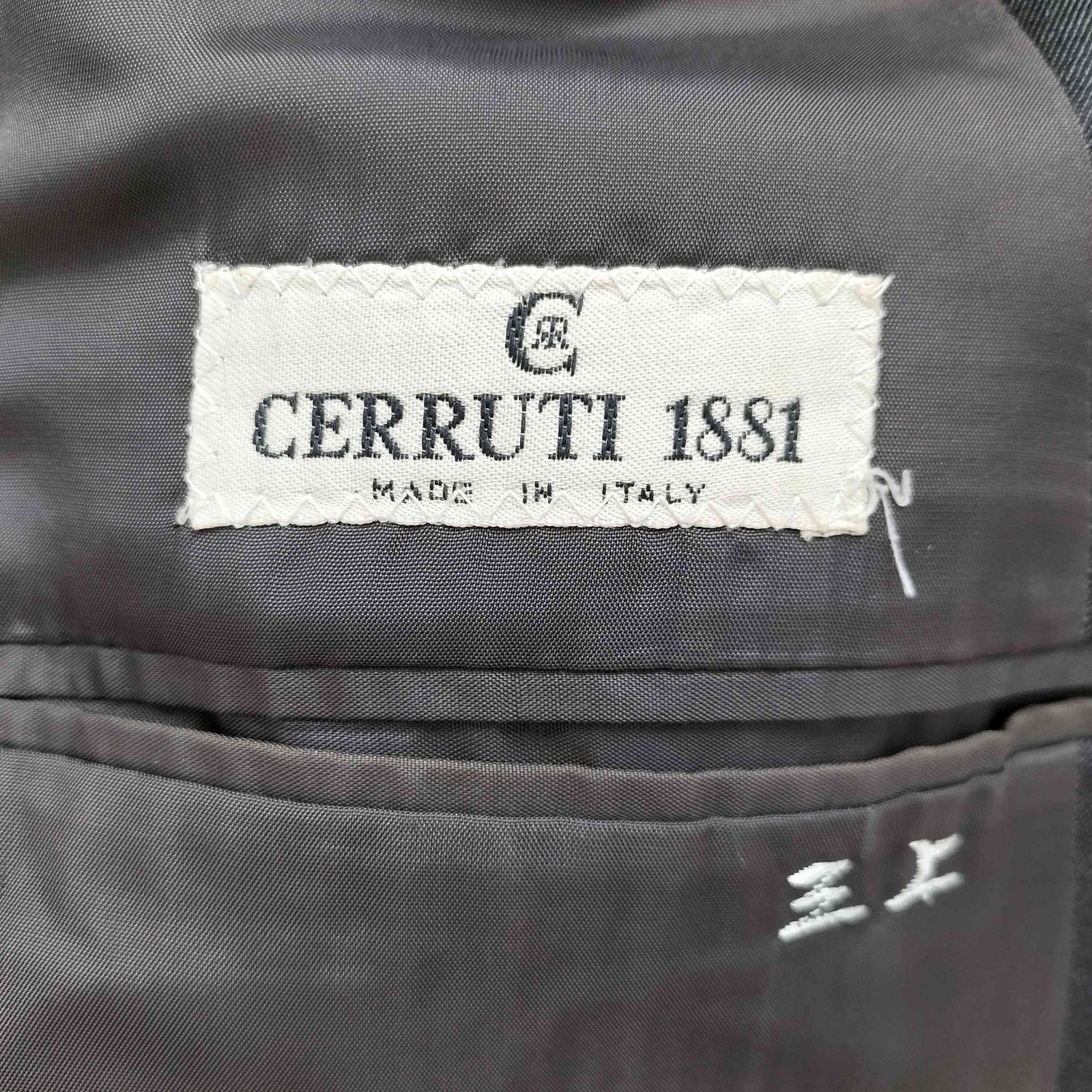 チェルッティ CERRUTI 1881 イタリア製 2B ノーベント 背抜き ダブル