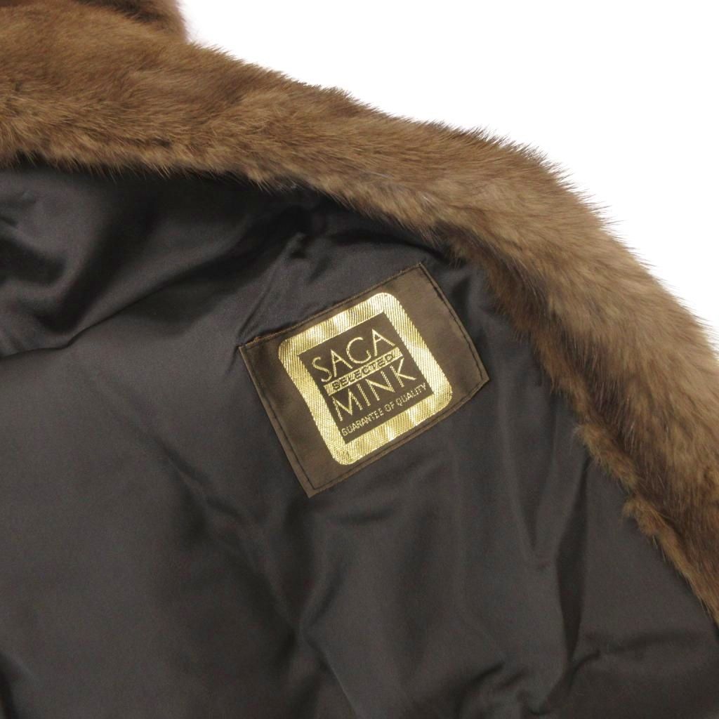サガミンク SAGA MINK VISELLE 金サガ ファーコート 毛皮 ミンク