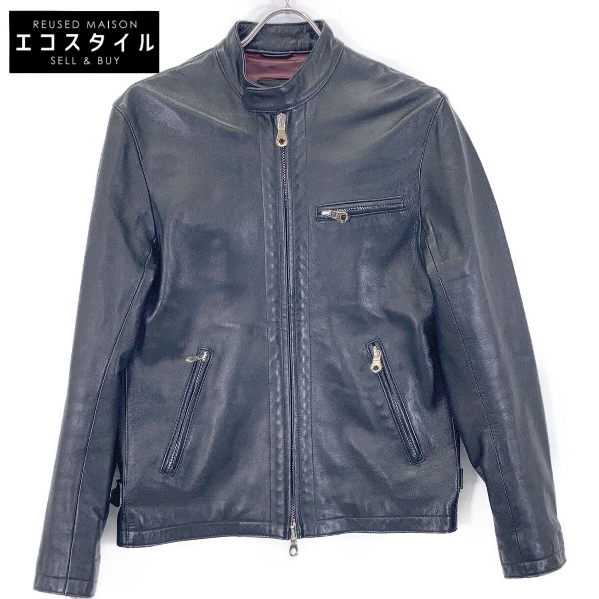 CINQUANTA チンクアンタ ﾌﾞﾗｯｸ H-502 ｼﾝｸﾞﾙ ﾗｲﾀﾞｰｽｼﾞｬｹｯﾄ 46 - メルカリ