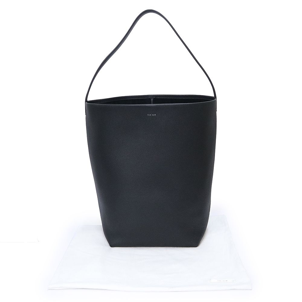 ザ ロウ W1273L129BLK ラージ N/S Park Tote グレインカーフレザー