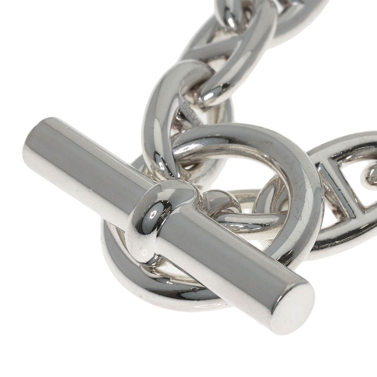 HERMES エルメス シェーヌダンクル GM 32コマ ネックレス SV