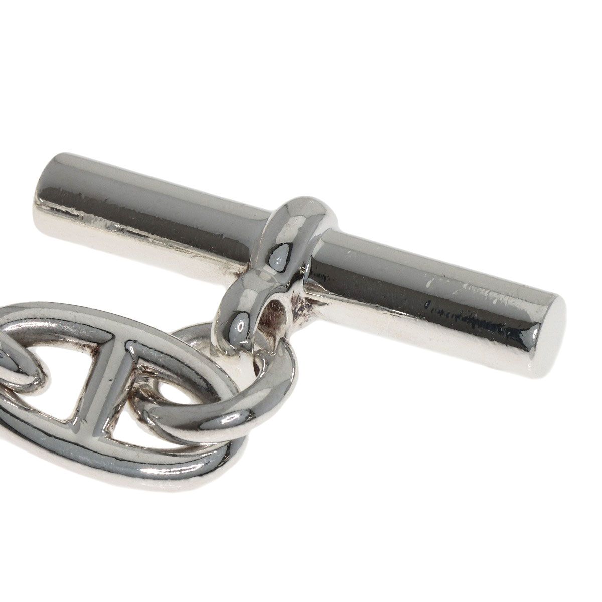 HERMES エルメス シェーヌダンクル GM 32コマ ネックレス SV