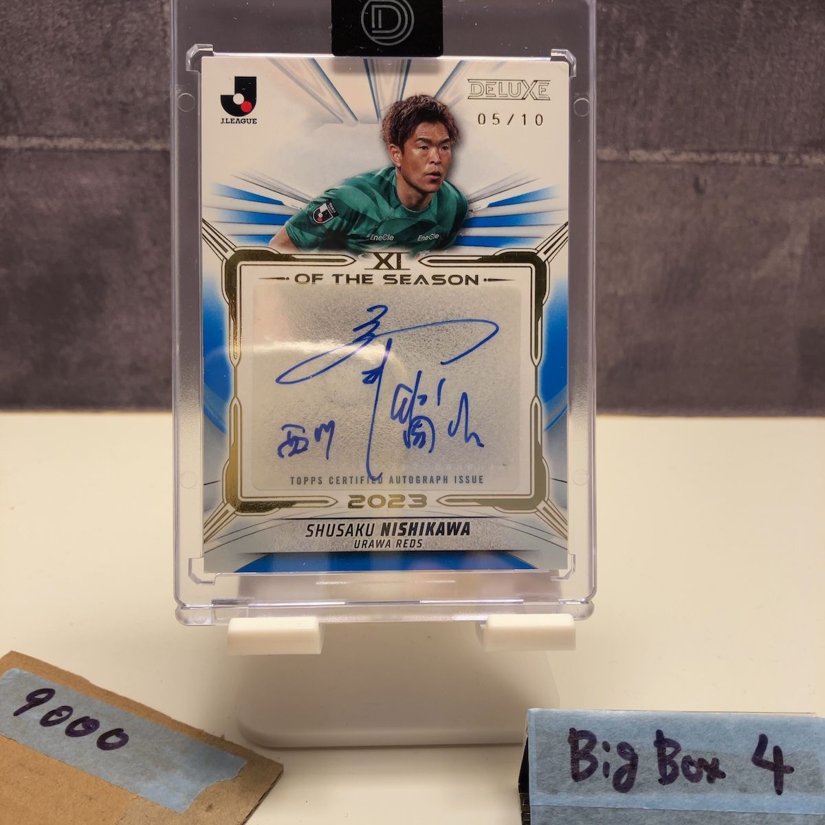 2024 Topps 西川周作 Shusaku Nishikawa 05⁄10 直筆サインカード 浦和 