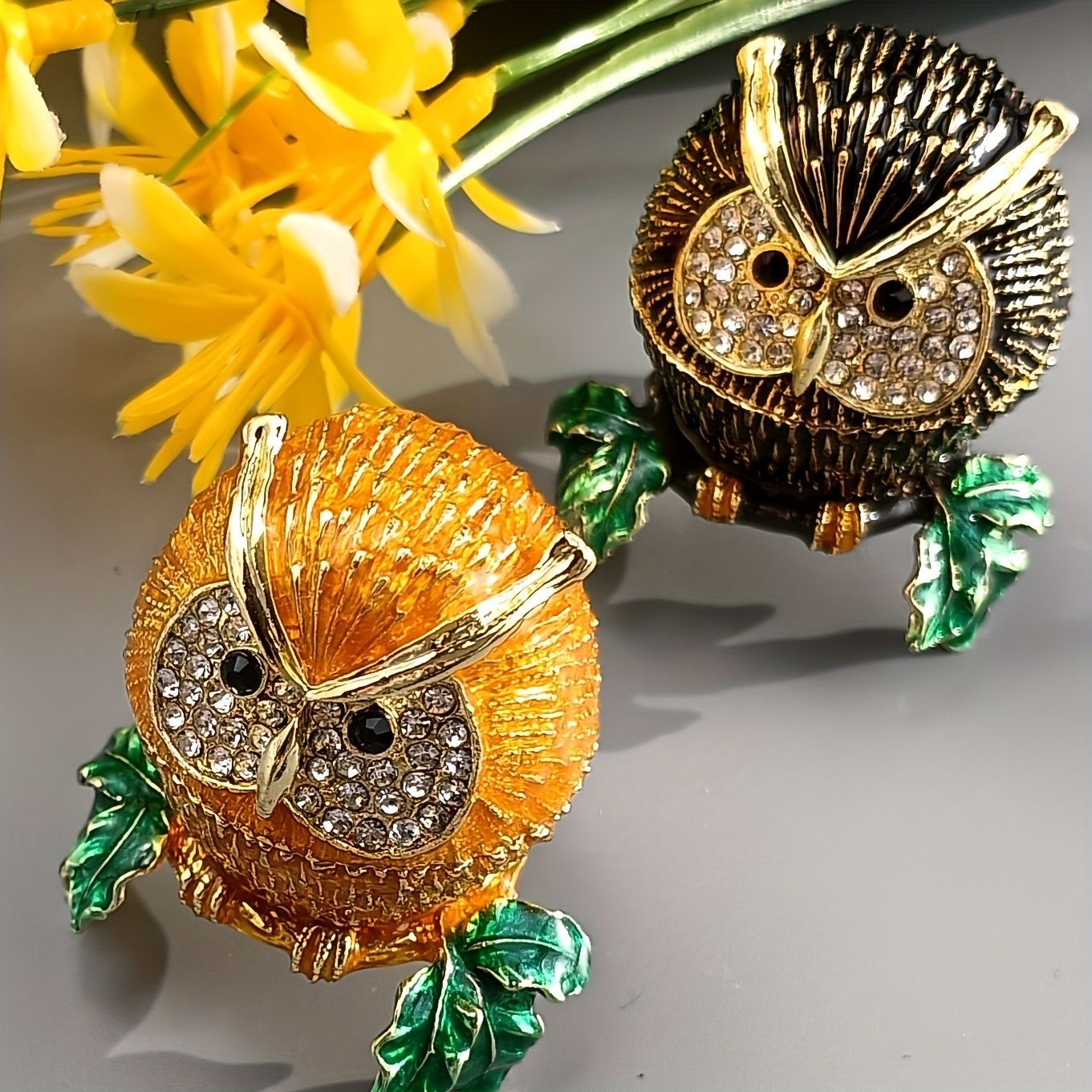 アクセサリーケース フクロウ ジュエリー フクロウ型 アクセサリー