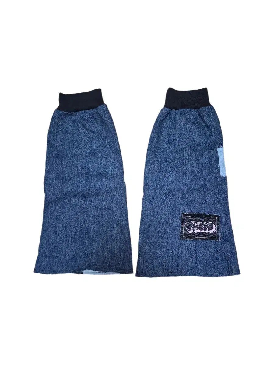 sheep ハンドメイド コラージュ レッグウォーマー サブカル サブカルチャー パンク ミズイロ デニム