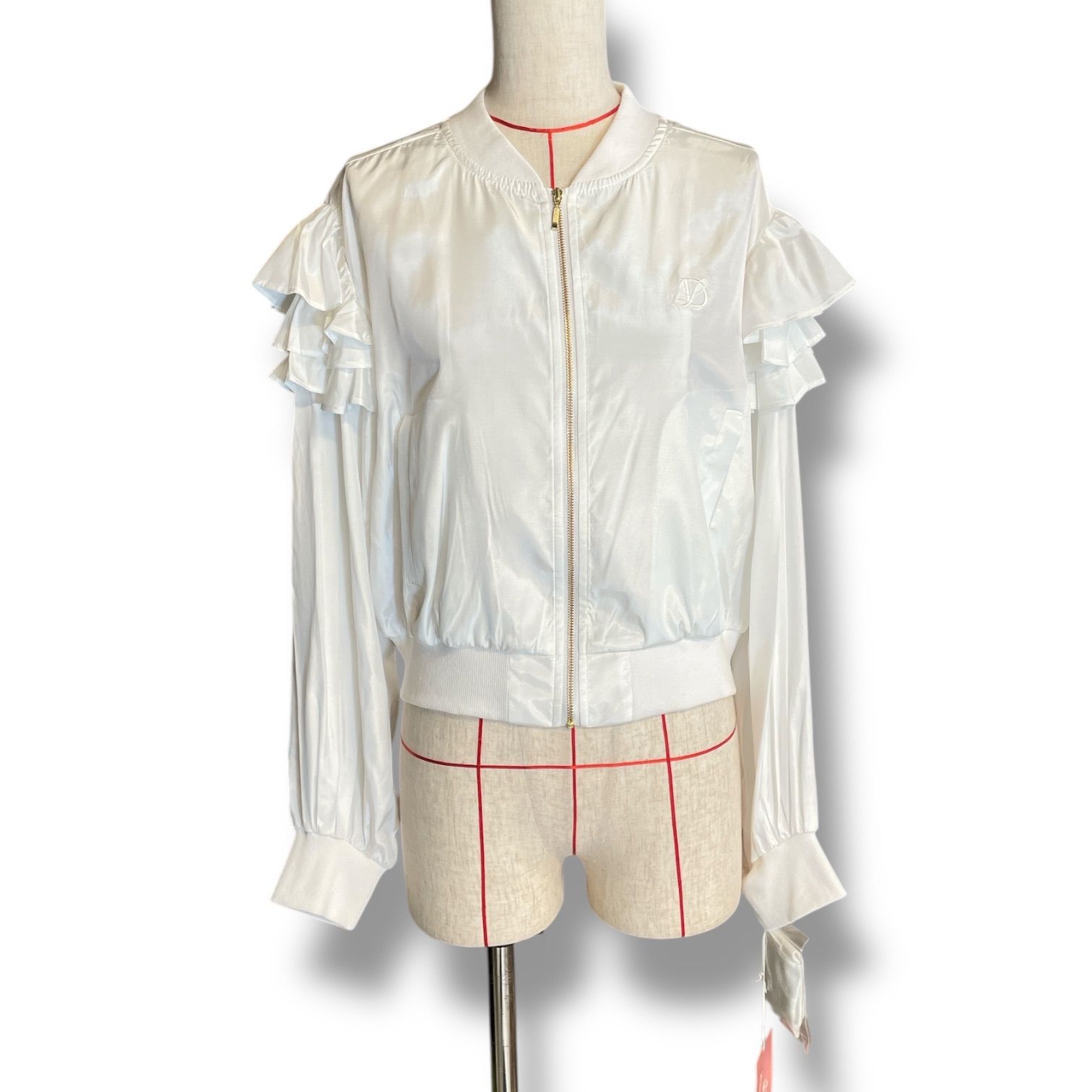 新品 タグ付 未使用 iDea Luce イデアルーチェ シアーフリルブルゾン