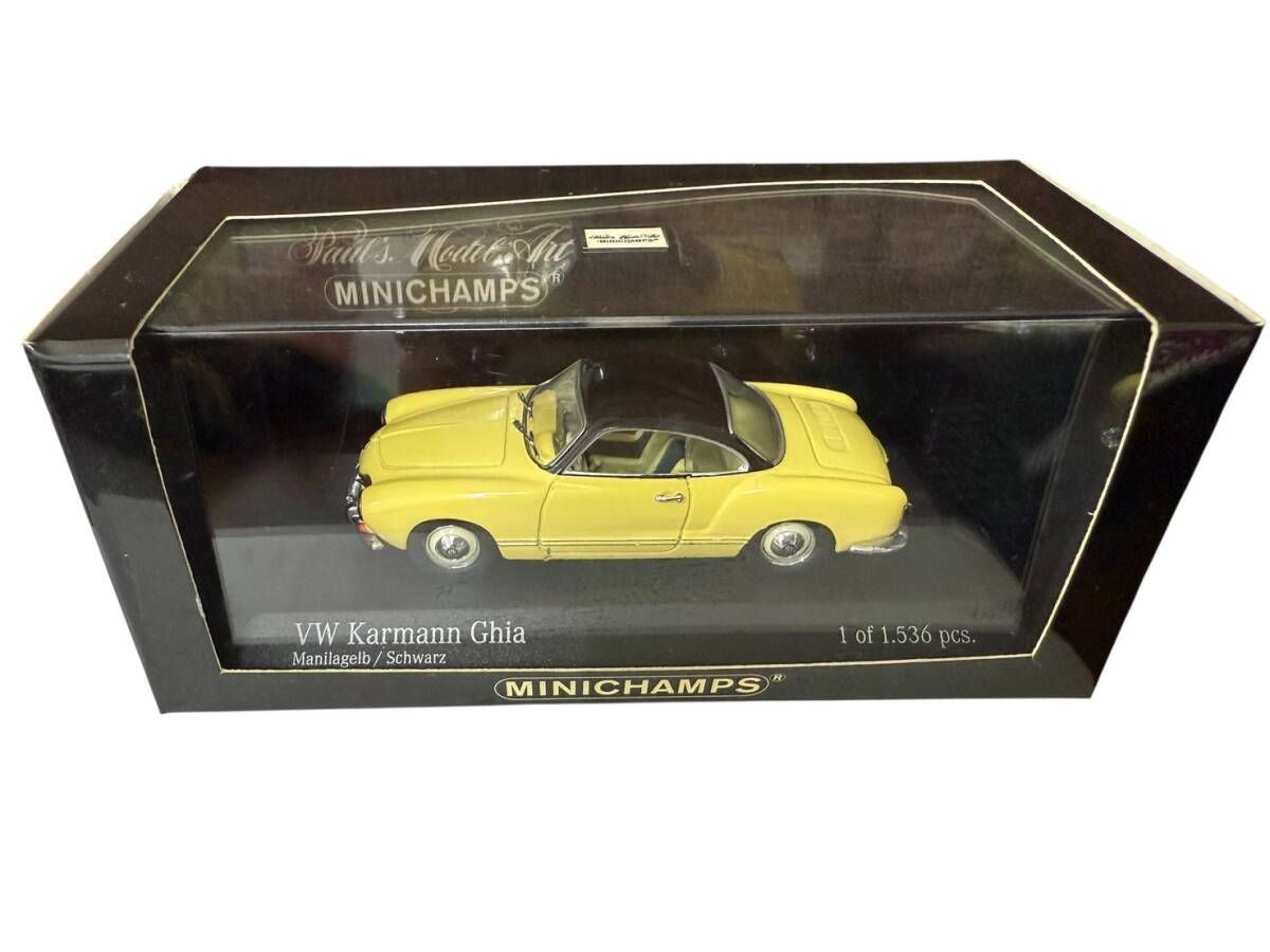 ミニチャンプス フォルクス ワーゲン カルマンギア かプリオレ 1/43