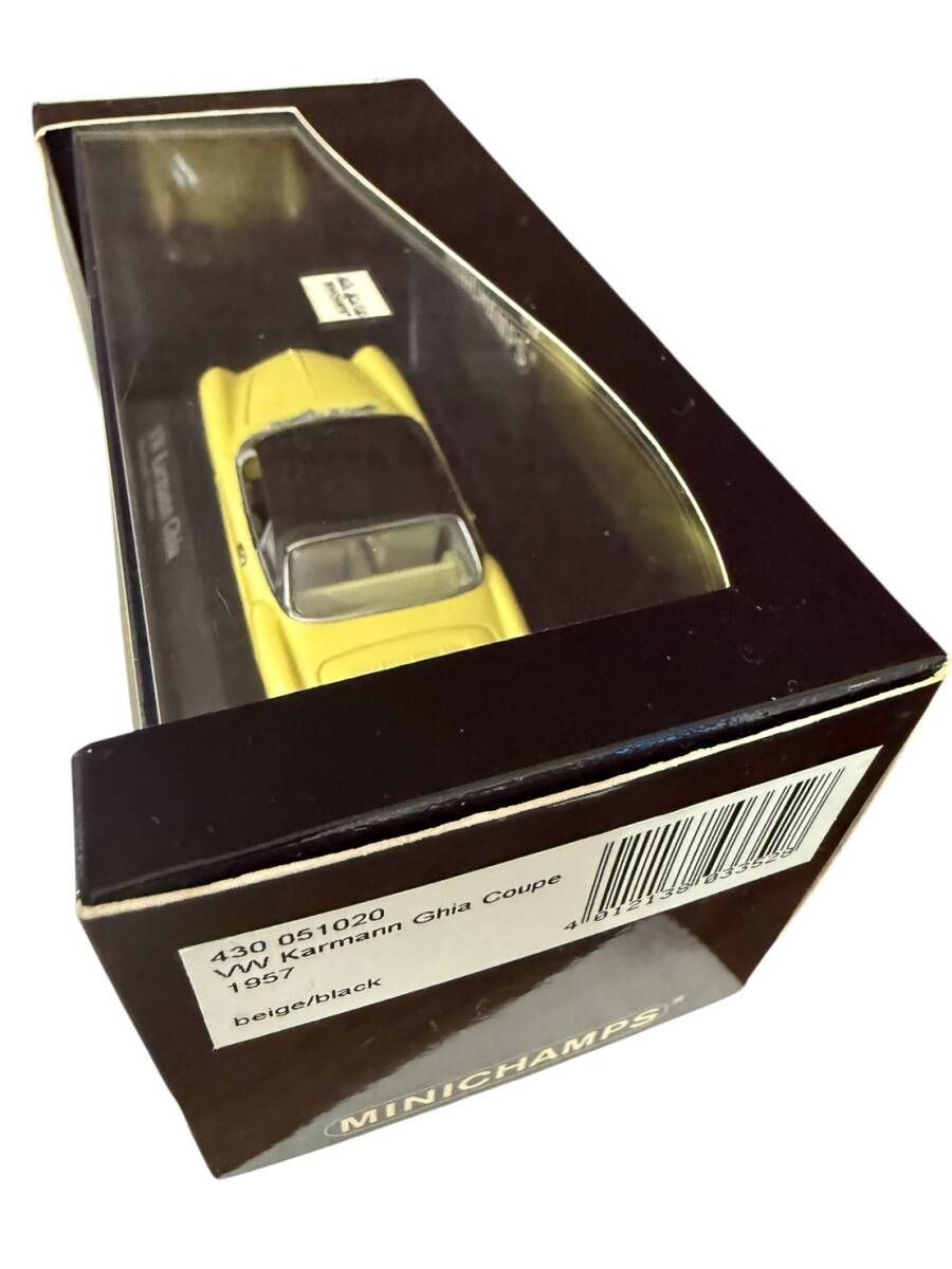 ミニチャンプス フォルクス ワーゲン カルマンギア かプリオレ 1/43