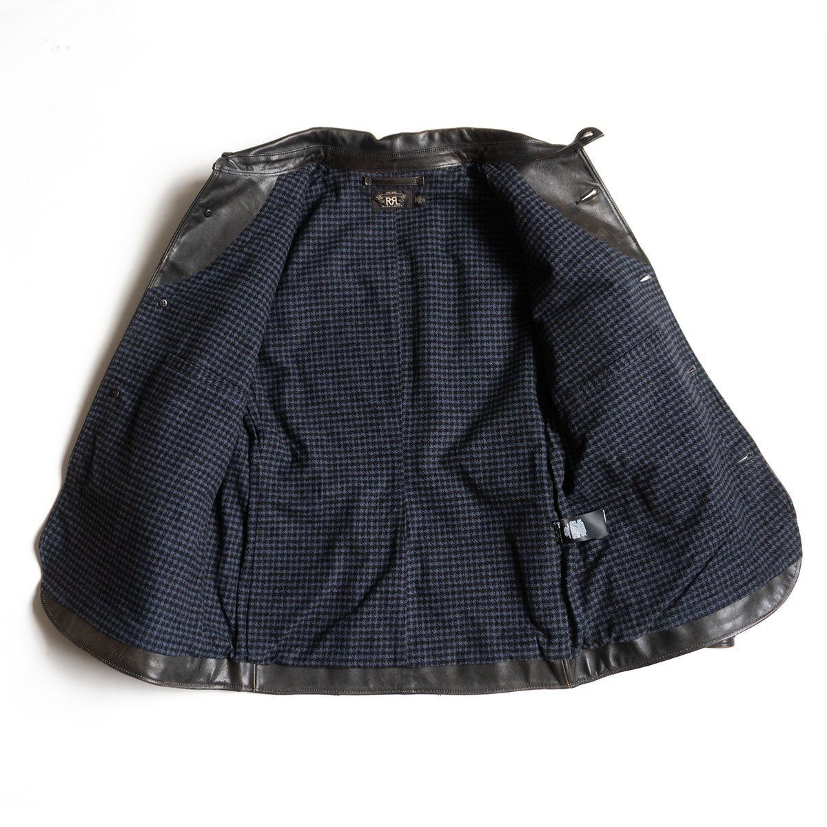 名作】RRL 【Leather car coat】XL レザー カーコート ジャケット