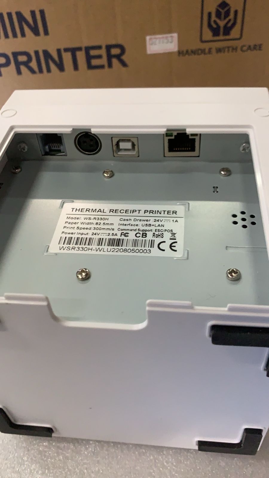 和信テック レシートプリンター サーマルプリンター WS-R330H--527153