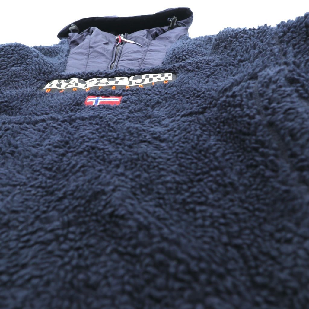 NAPAPIJRI ハーフジップ アノラックパーカー シェルパ フリース