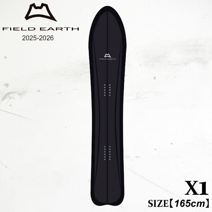 25-26 フィールドアース エックス1 スノーボード 板 FIELD EARTH X1