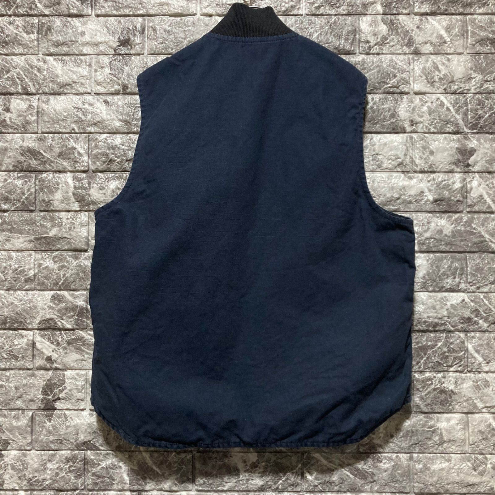 CARHARTT ダックベスト L ネイビー カーハート DUCK VEST b2 - メルカリ