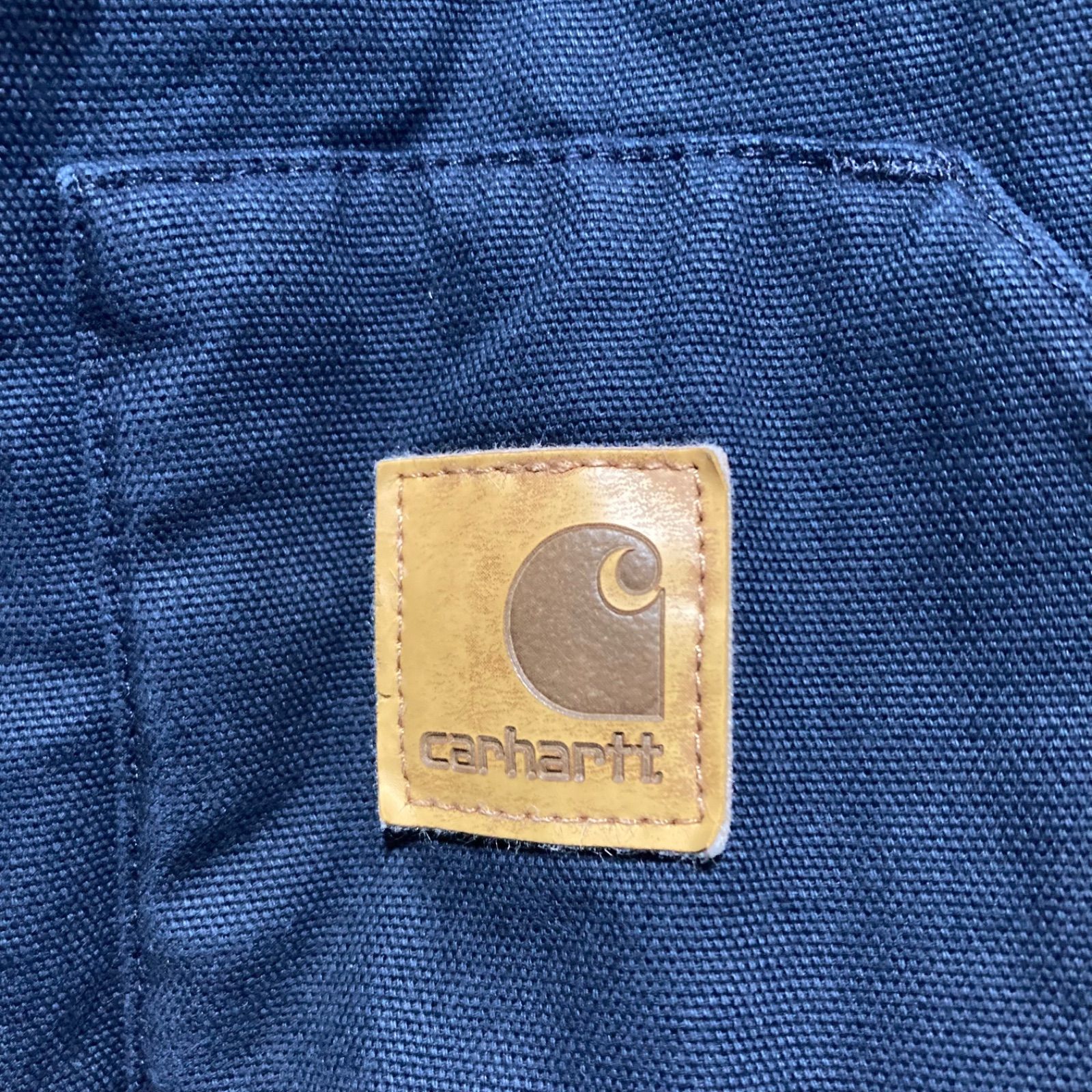 CARHARTT ダックベスト L ネイビー カーハート DUCK VEST b2 - メルカリ