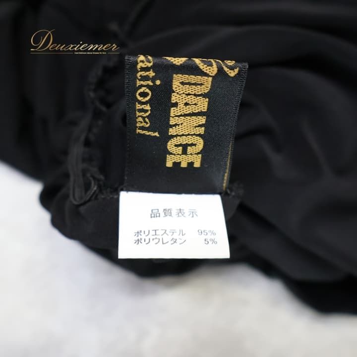 社交ダンス 衣装 トップス ブラウス ブラック系 タカダンス TAKA DANCE