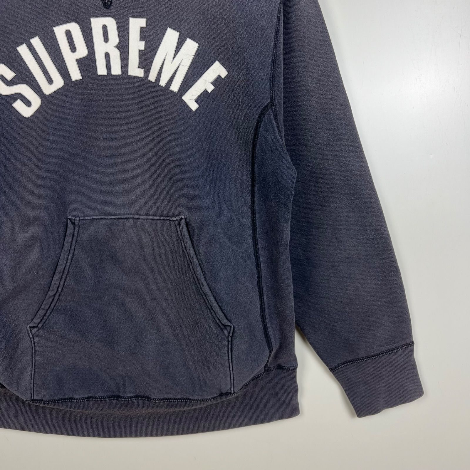 supreme 90s初期　アーチロゴフーディ　USA製 SUPREME 90s 1997 USA vintage arch logo sweat hoodie M シュプリーム