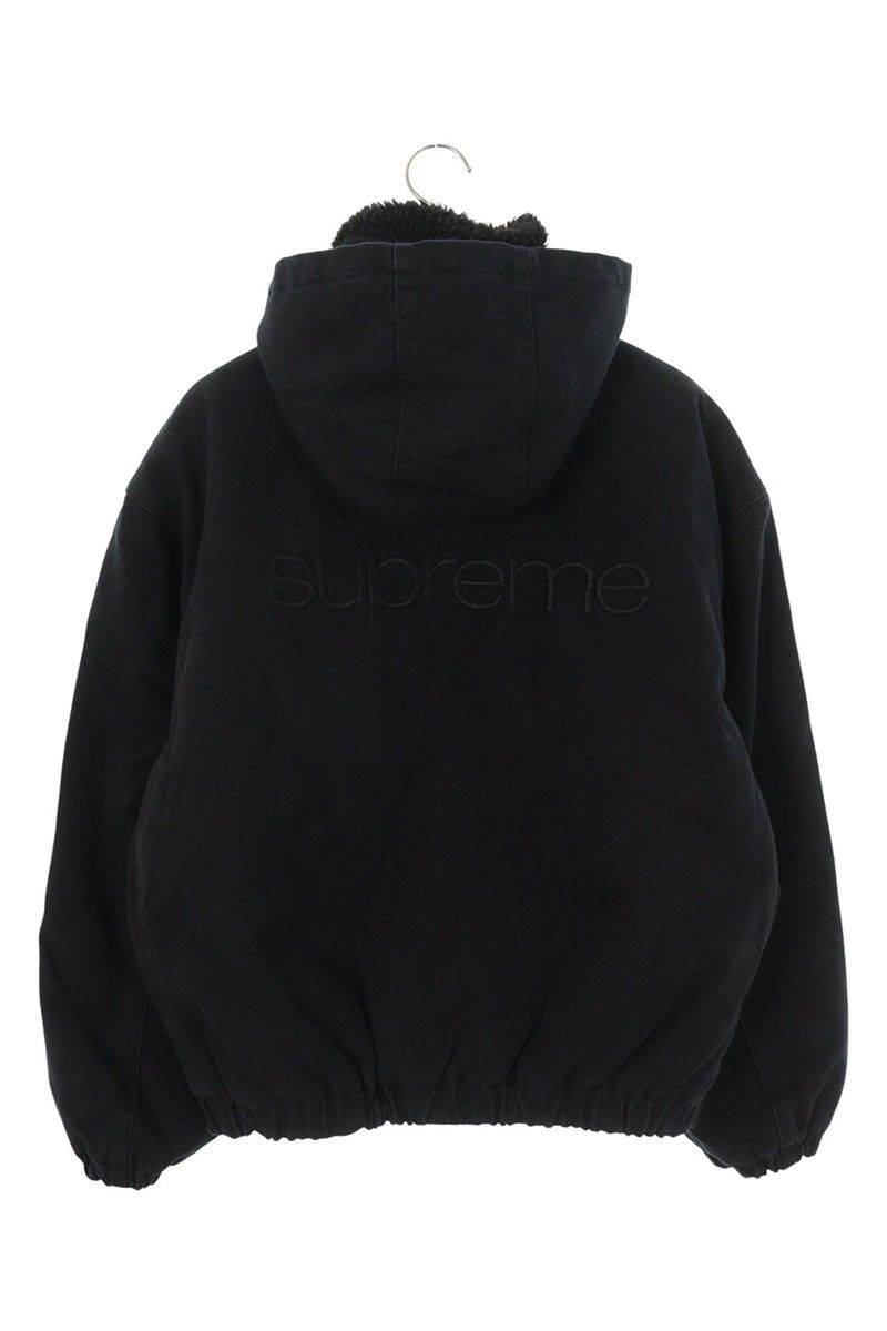 シュプリーム Faux Shearling Lined Bomber Jacket フェイク