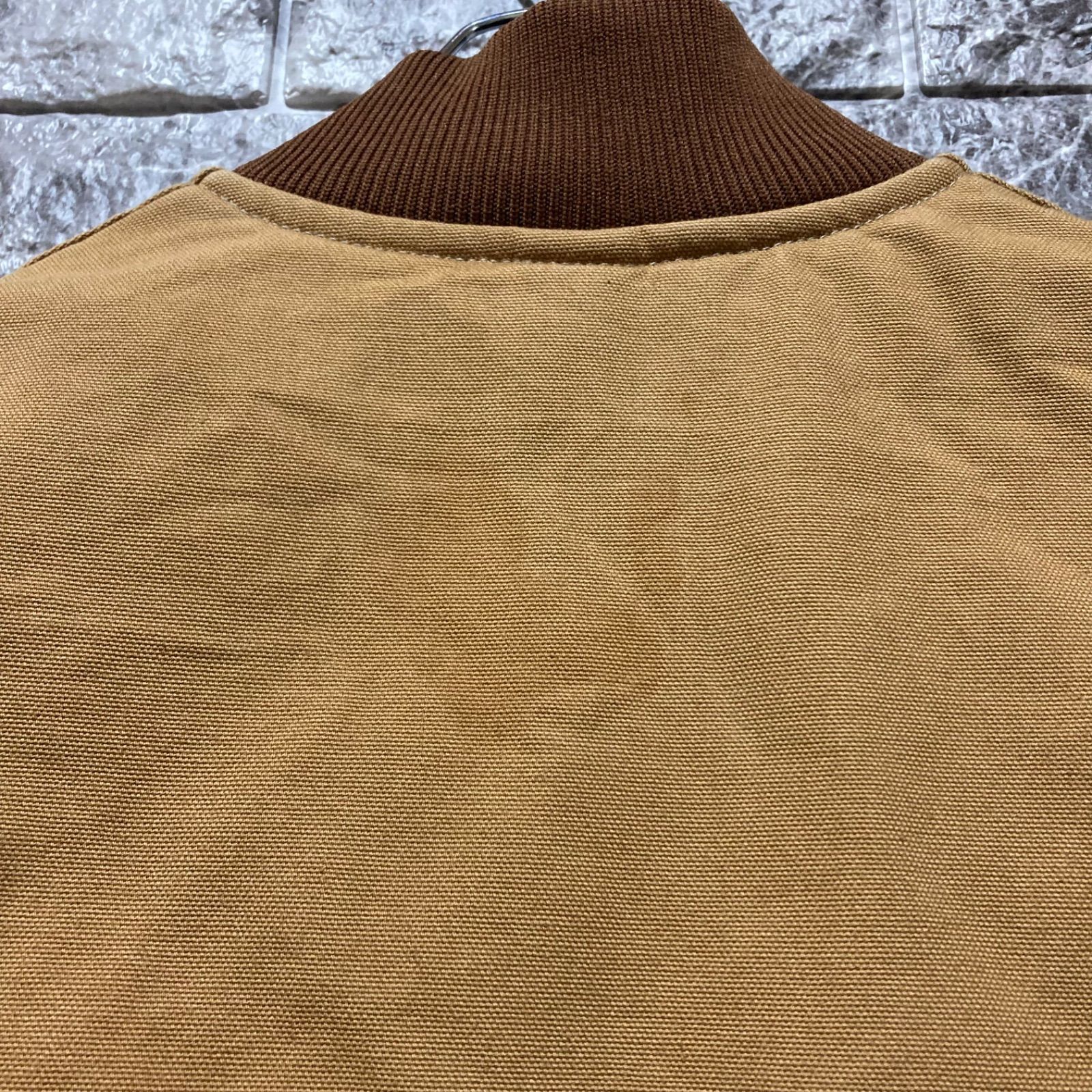 CARHARTT ダックベスト L USA製 腰ゴム カーハート DUCK VEST ブラウン