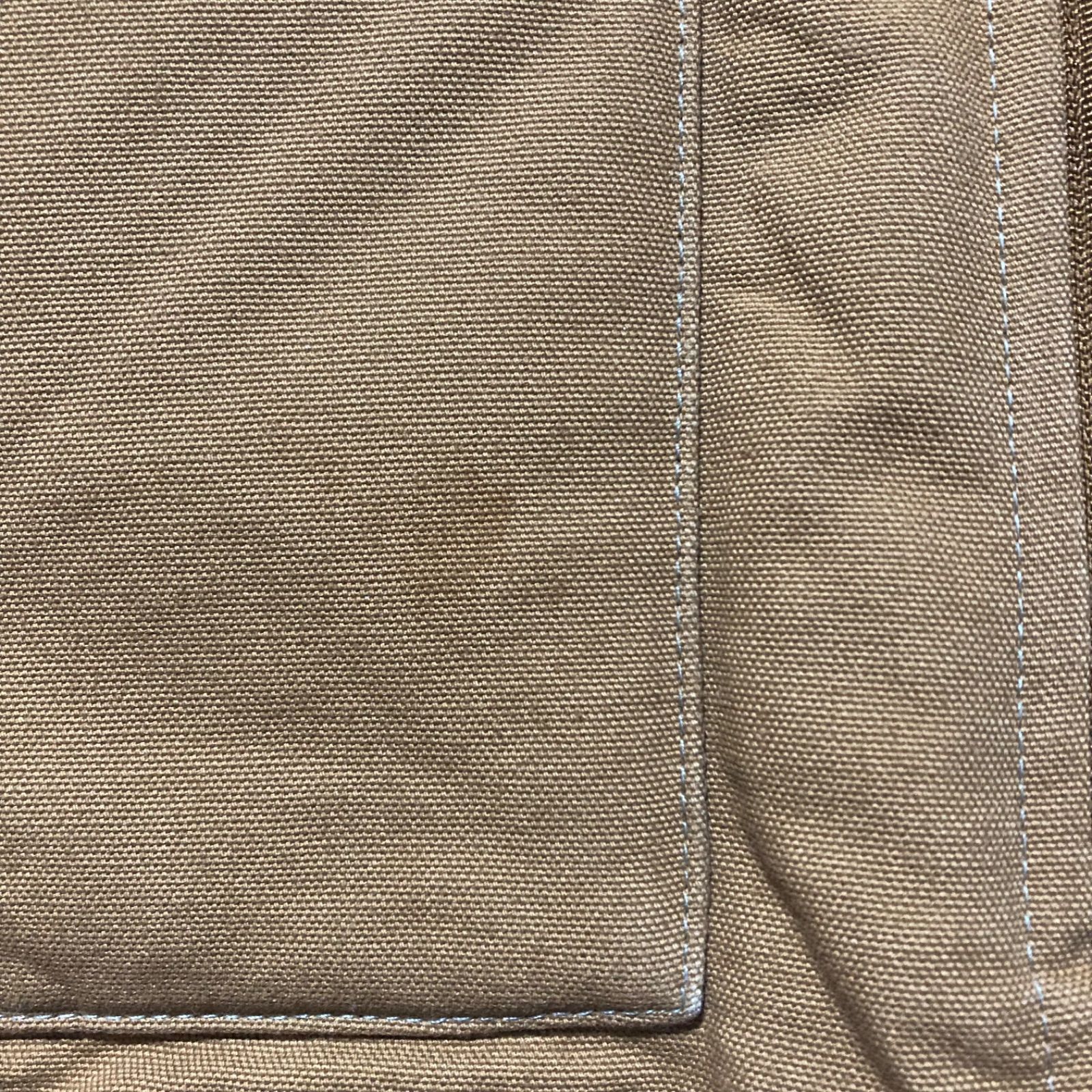 CARHARTT ダックベスト L USA製 腰ゴム カーハート DUCK VEST ブラウン