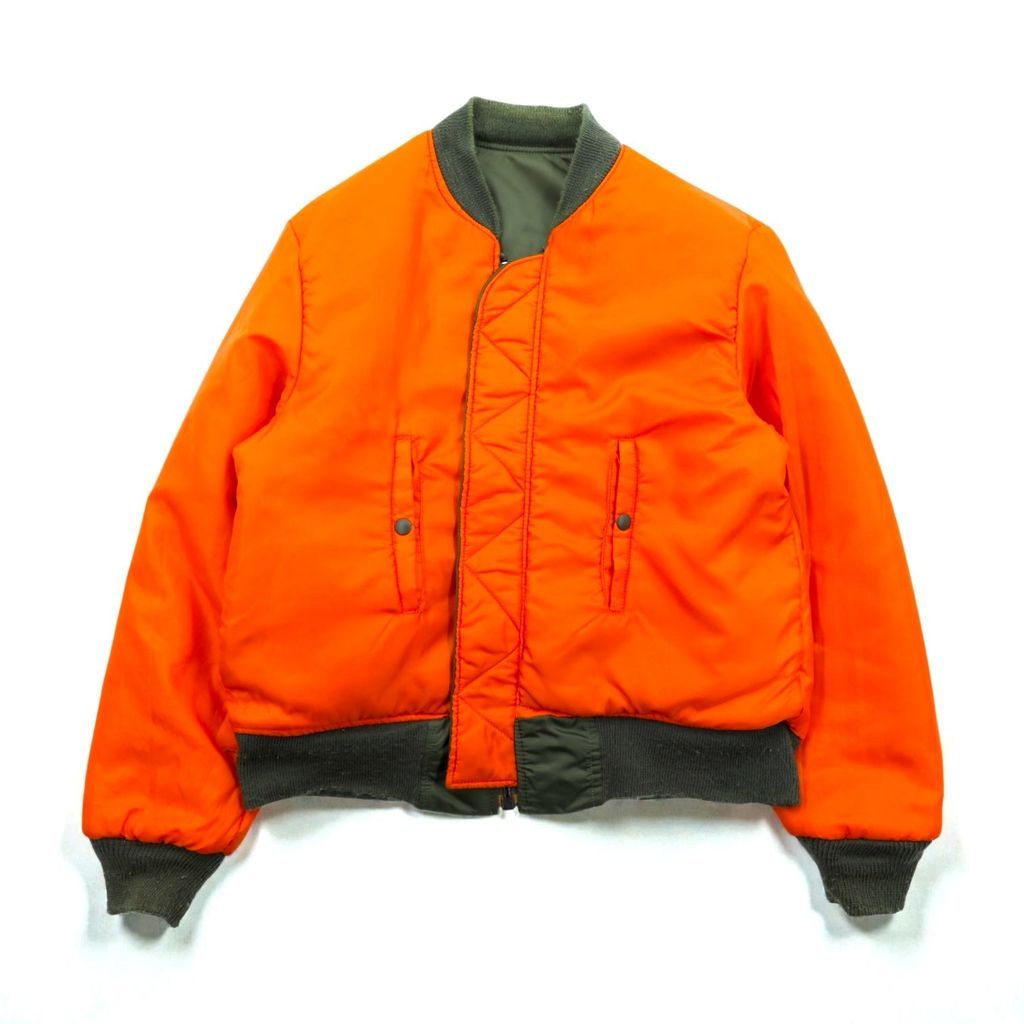 SPIEWAK 80年代 USA製 MA-1 フライトジャケット L カーキ リバーシブル