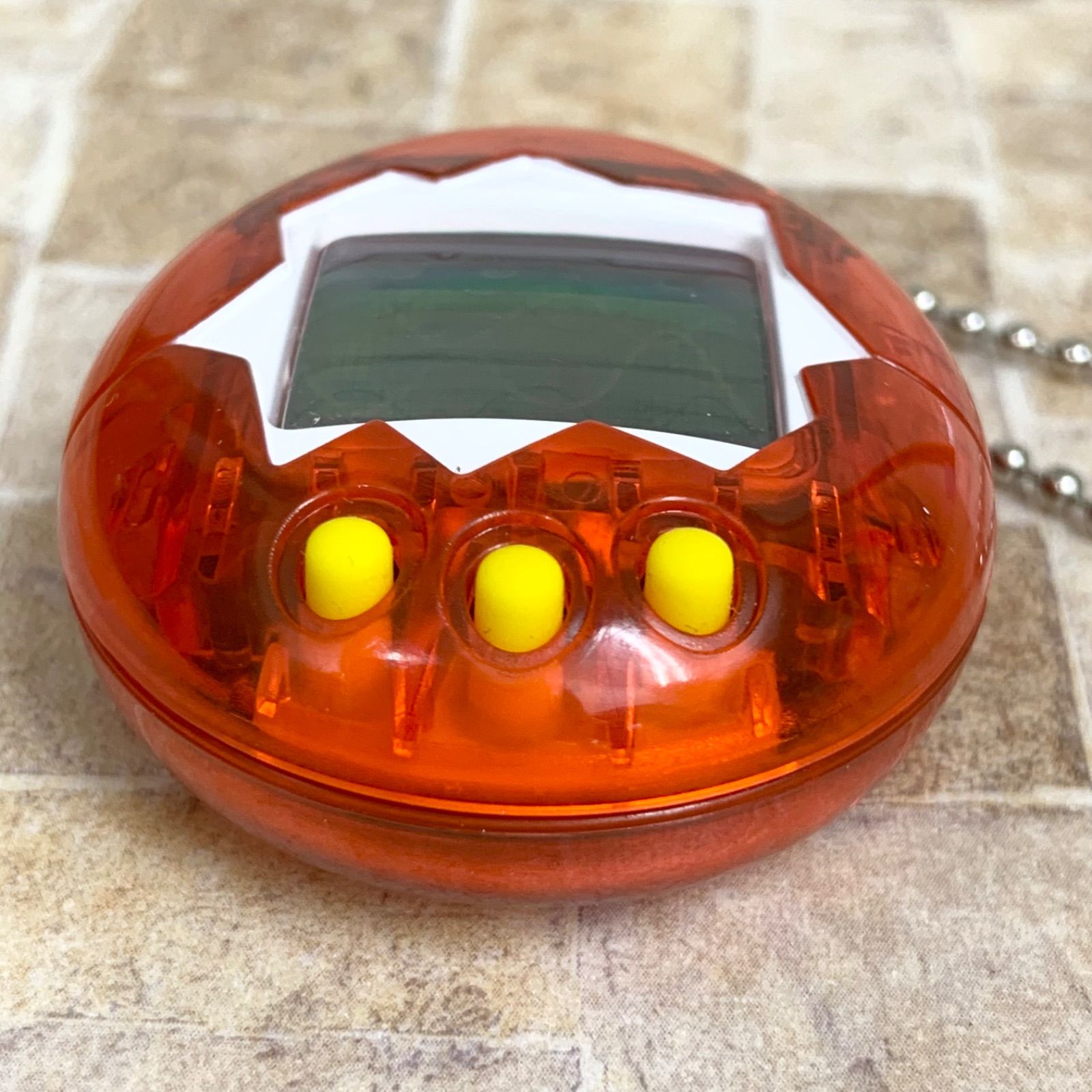 海で発見‼︎たまごっち うみっち クリアオレンジ 透明 こはく 琥珀