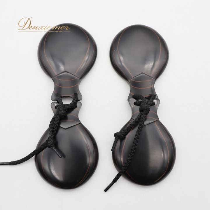 フラメンコ パリージョ カスタネット ブラック系 CASTANUELAS DEL SUR