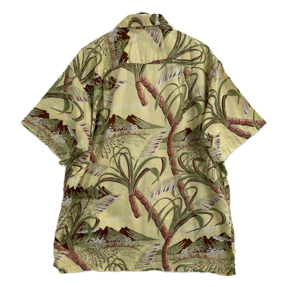 patagonia パタゴニア pataloha 52539 ｲｴﾛｰ ｺｯﾄﾝ ｻﾄｳｷﾋﾞ ｱﾛﾊｼｬﾂ M