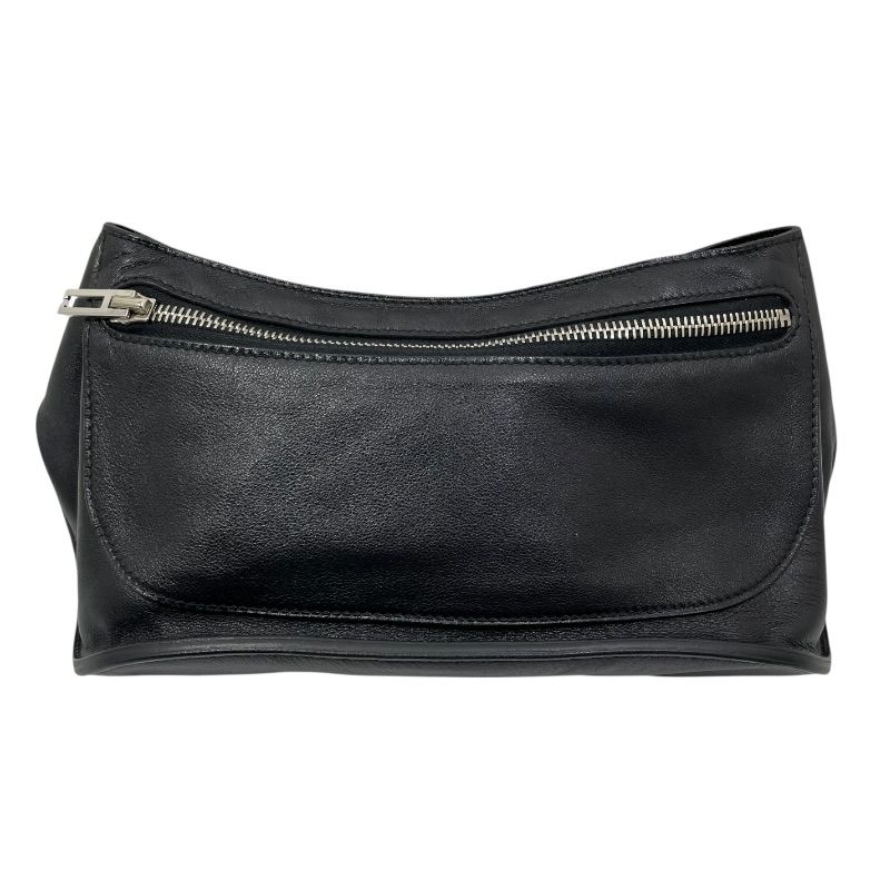 エルメス HERMES チキータ90 O刻印 ブラック/シルバー金具 エバー