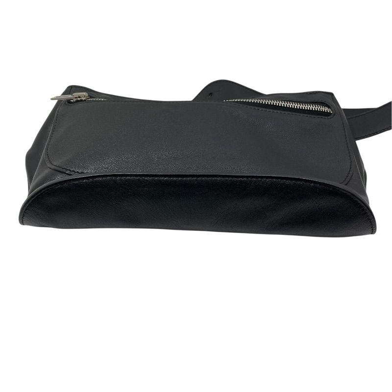 エルメス HERMES チキータ90 O刻印 ブラック/シルバー金具 エバー