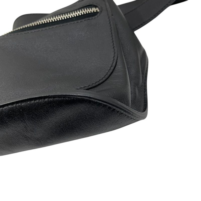 エルメス HERMES チキータ90 O刻印 ブラック/シルバー金具 エバー