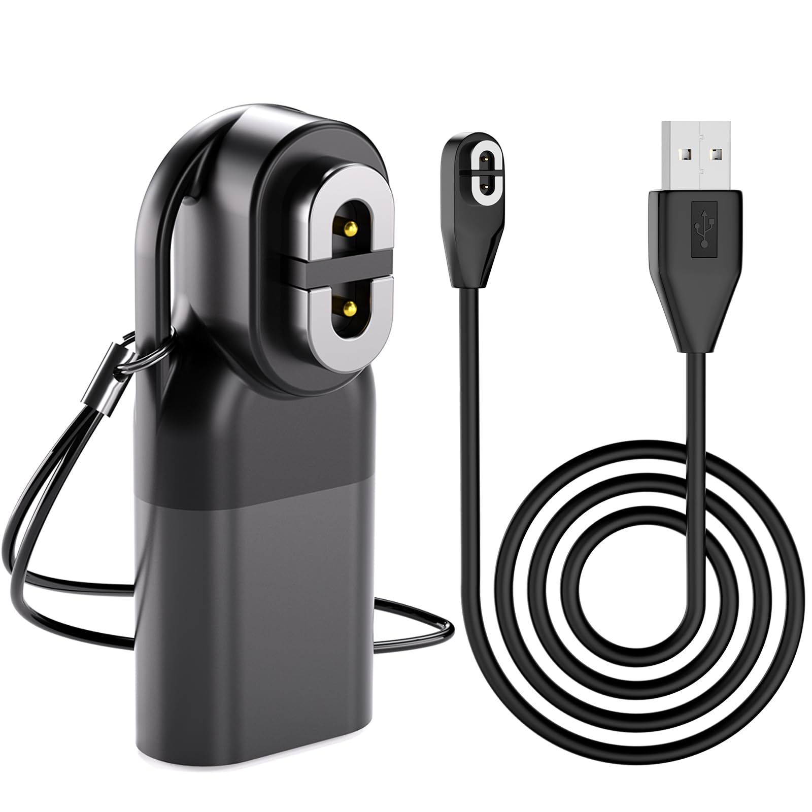 2 本セット】Shokz 骨伝導イヤホン用 USB充電ケーブル（1m）+USB Type