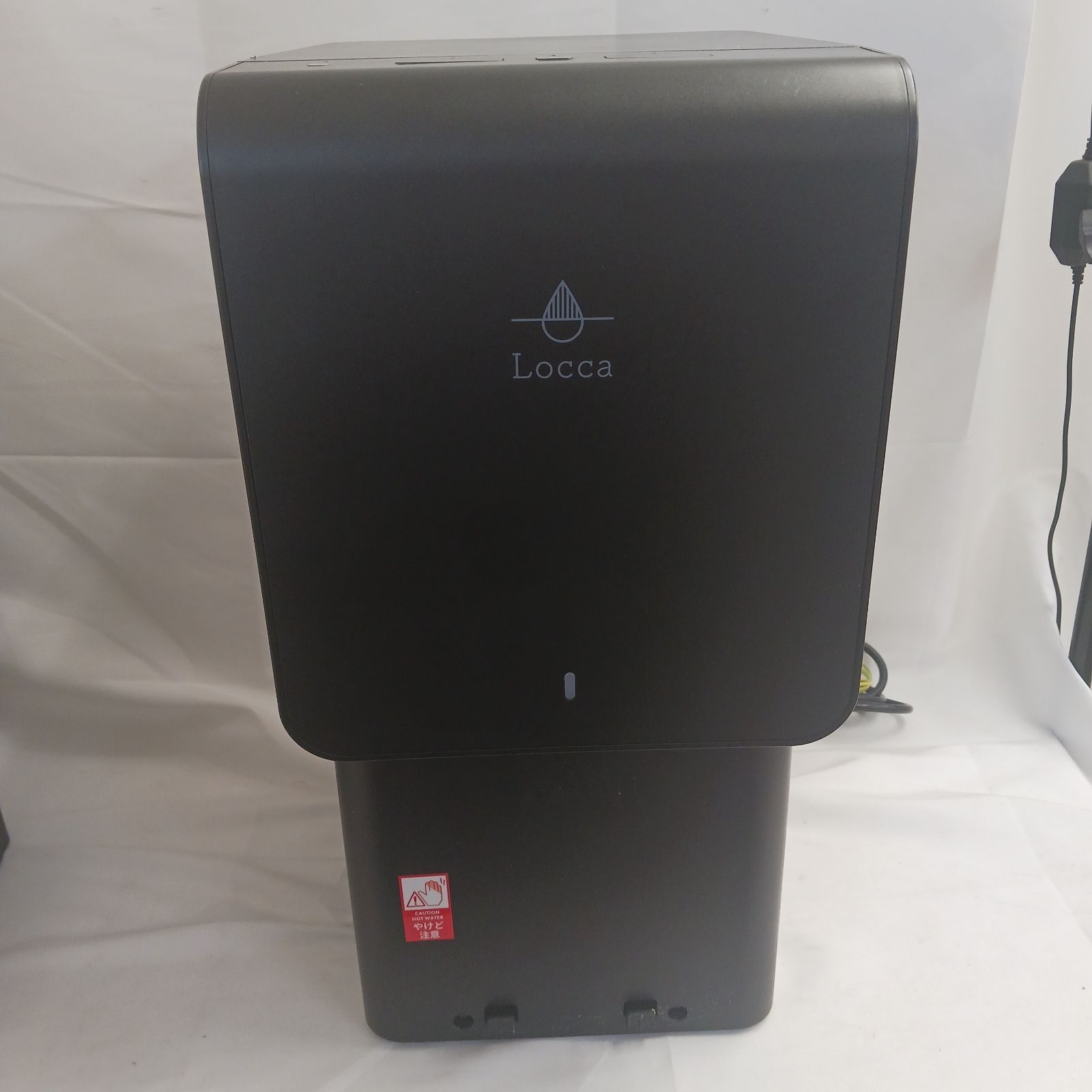 【中古品】Locca 卓上浄水器型　ウォーターサーバー　ホット・コールド供給機能付き　受け皿欠品　通電、動作確認済　（ら）