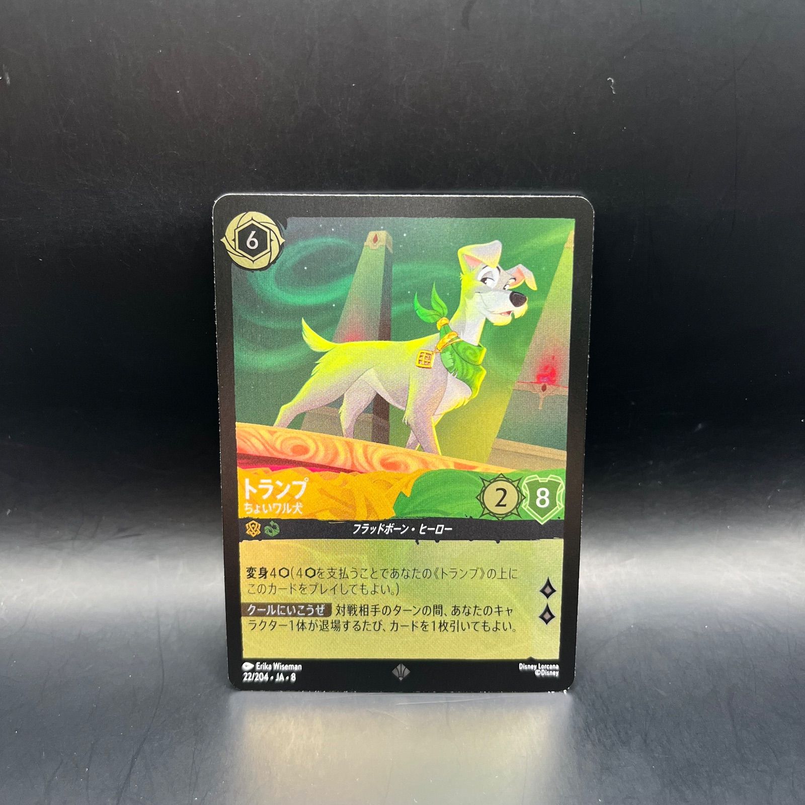 ロルカナ デュアル アンバー エメラルド トランプ ちょいワル犬