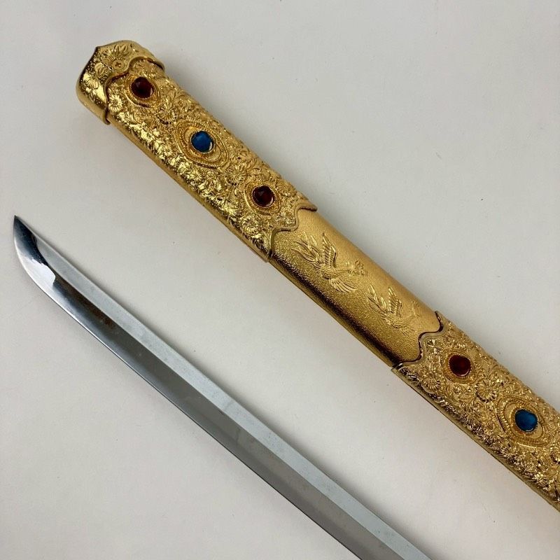 国宝 梨子地螺鈿金装餝剣 特選美術品 模造刀 宝飾刀 美術刀 骨董品