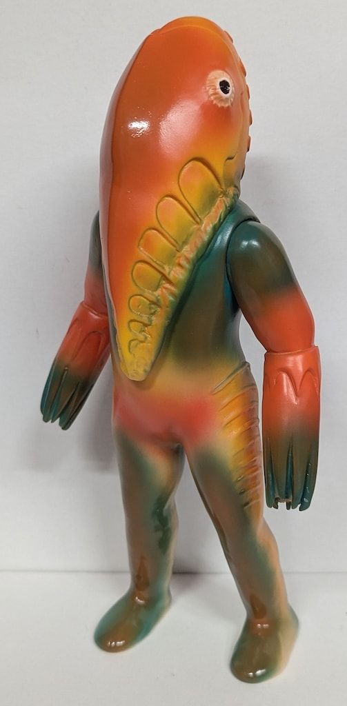 激レア　当時物　ブルマァク製　メトロン星人　ウルトラセブン怪獣　ミニサイズ ブルマァク 復刻版怪獣シリーズ ウルトラセブン メトロン星人 夕日