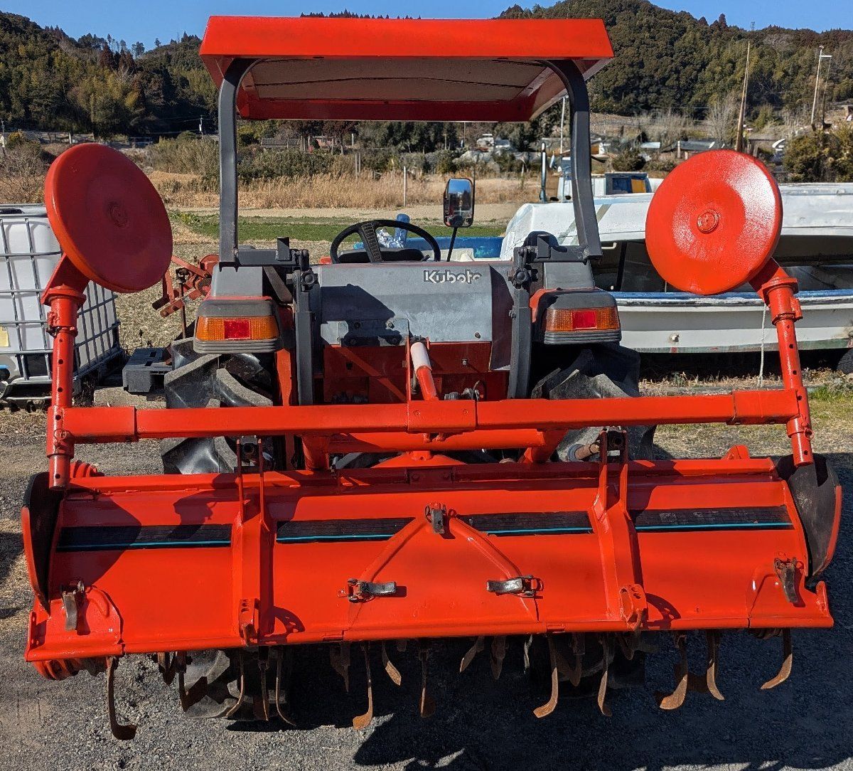 鹿児島発 クボタ31馬力ディーゼル耕運機GL301 パワステ モンローオート