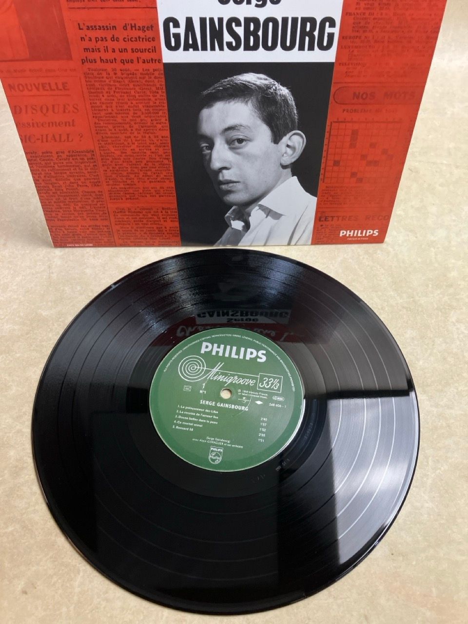 10インチ SERGE GAINSBOURG VOLUME 1 セルジュ・ゲンズブール - メルカリ