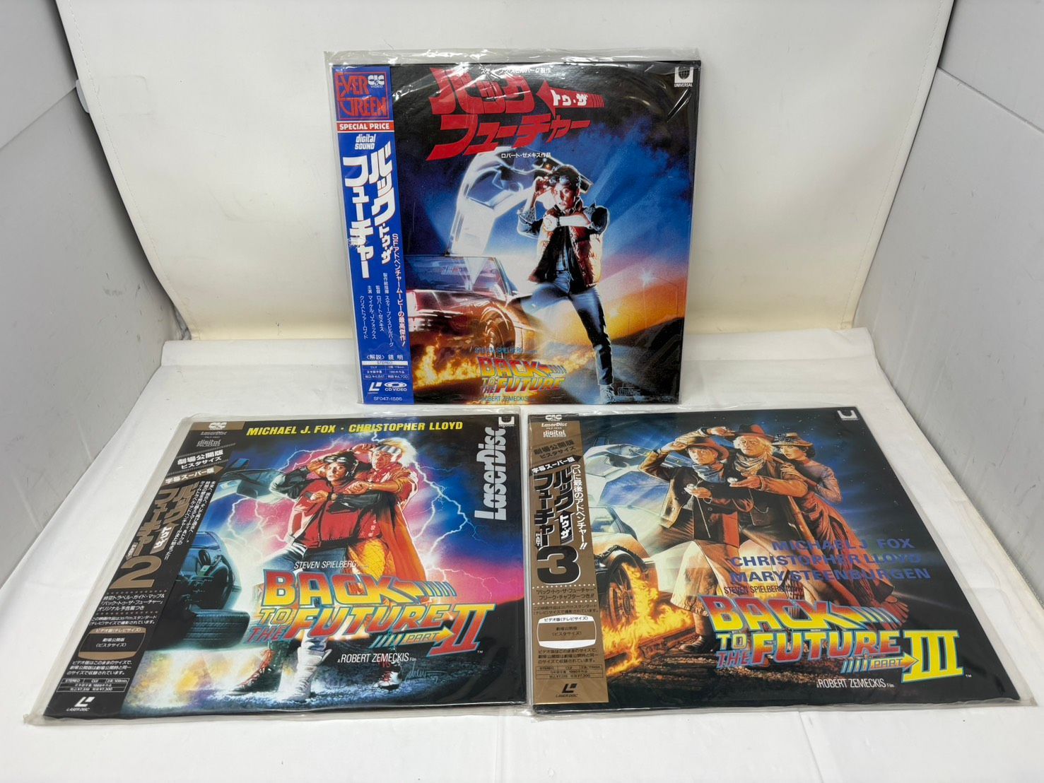 ◇レーザーディスク バックトゥザフューチャー 1~3セット 再生未確認