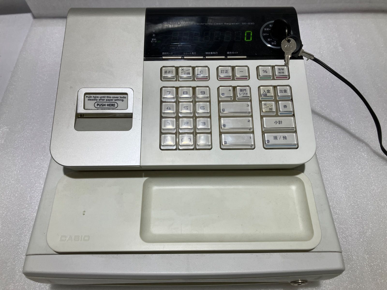 質Banana】簡易動作確認品 CASIO SE-S30 電子レジスター 2017年製 説明 