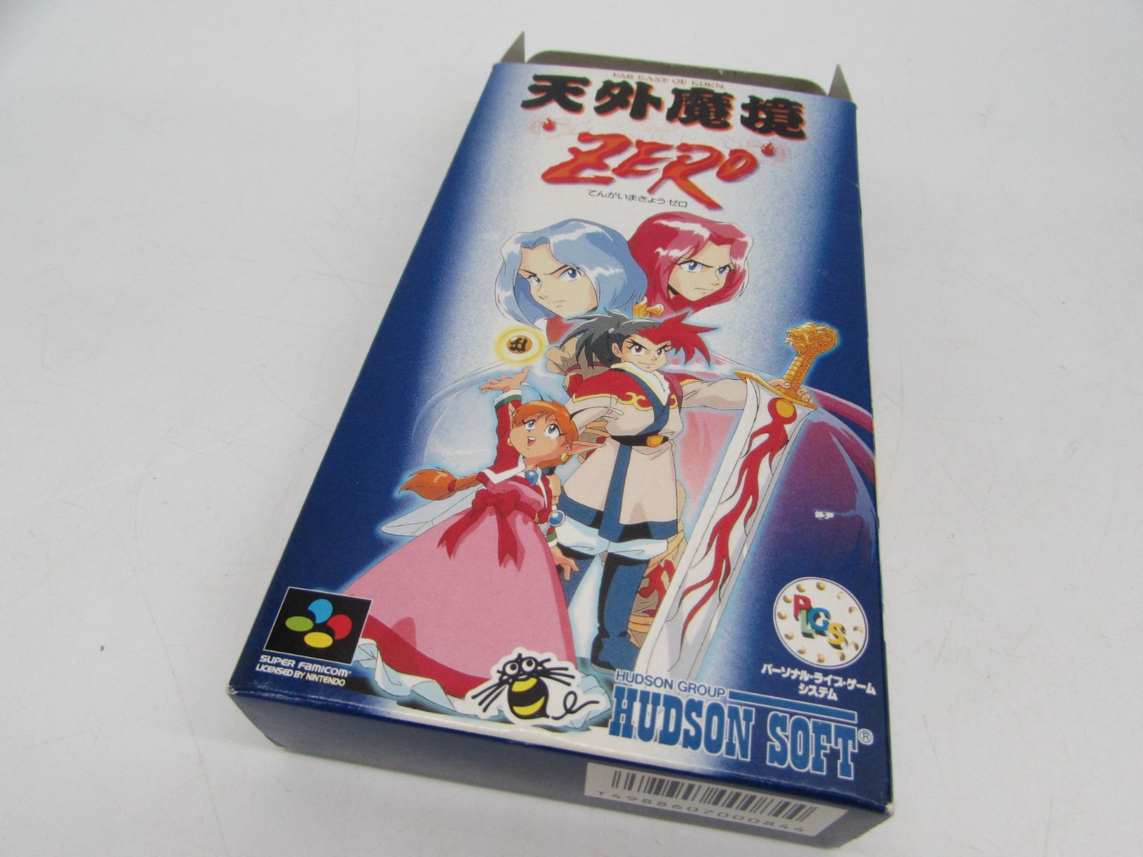 スーパーファミコン SFC 天外魔境ZERO ハドソン ゲームソフト 箱・説明