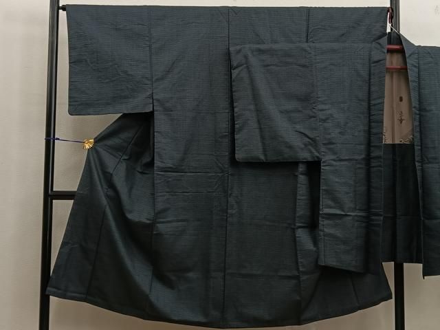 平和屋着物□男性 本場大島紬 アンサンブル 100亀甲 総詰め 正絹 逸品